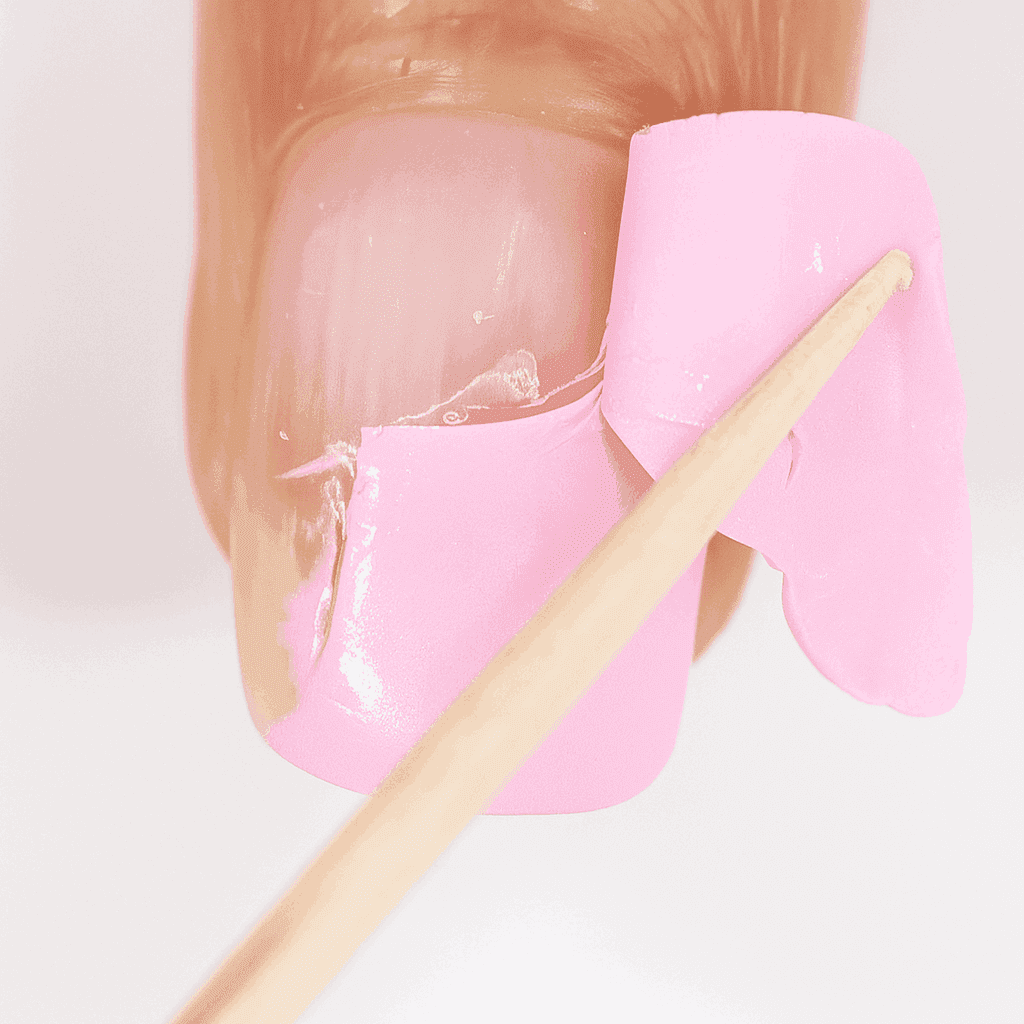 Peeled off Gel Manicure