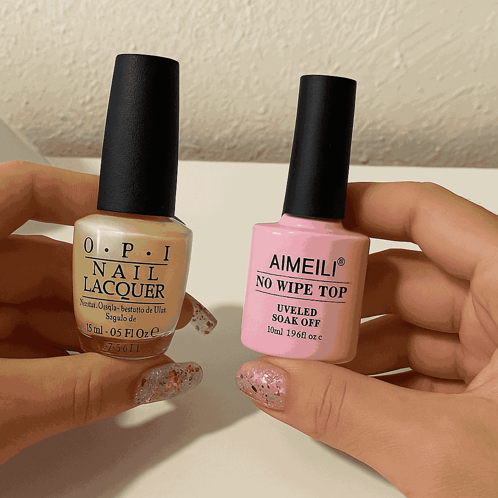 can i use regular nail polish with gel